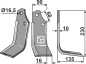 Preview: Fräsmesser 230x90mm, rechts